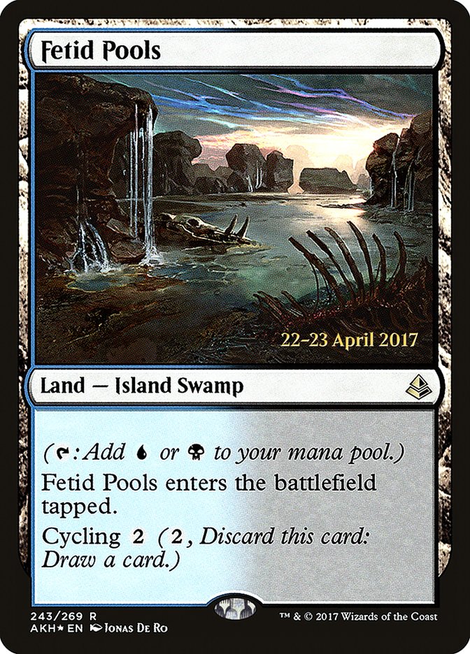 Fetid Pools (Prerelease Promo) [Amonkhet Prerelease Promos]