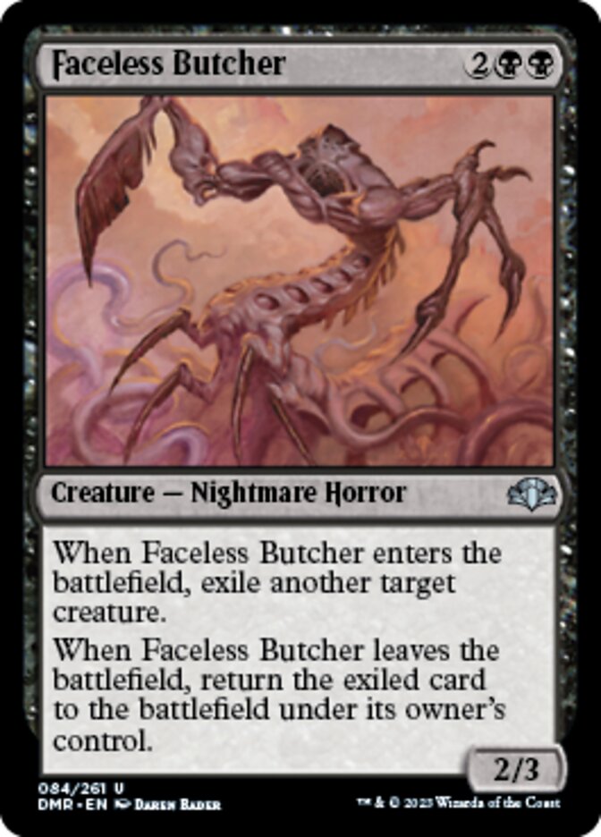 Faceless Butcher [Dominaria Remastered]