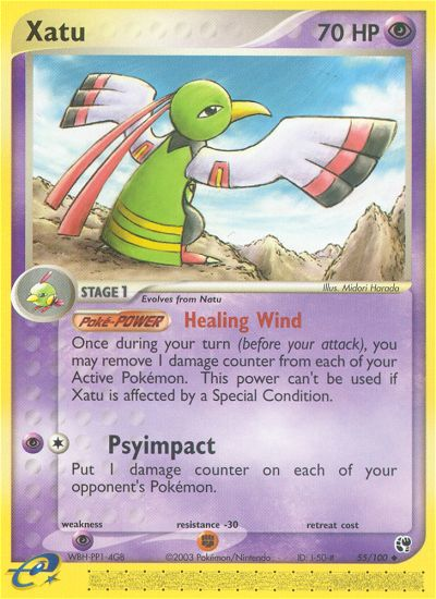 Xatu (55/100) [EX: Sandstorm]