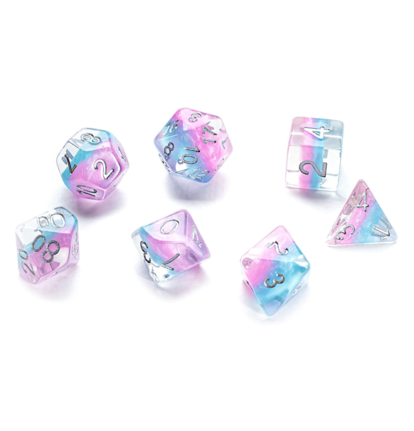 Eclipse Dice: Cotton Candy