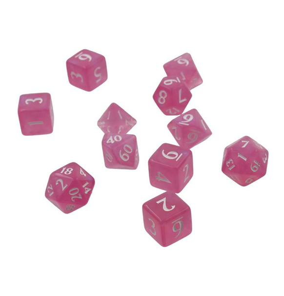 Eclipse Dice: Hot Pink