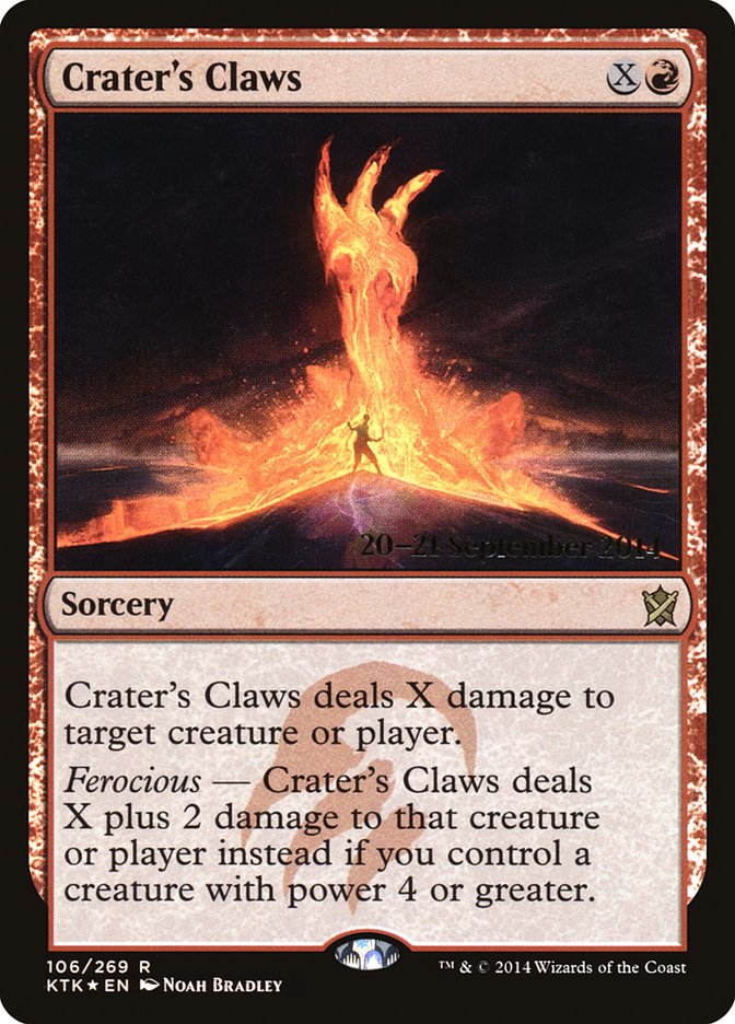 Crater's Claws [Khans of Tarkir Promos]