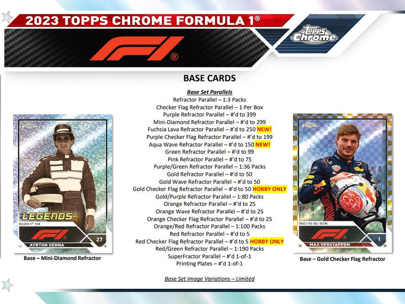 Topps Chrome Formula 1 2023 - Hobby Box