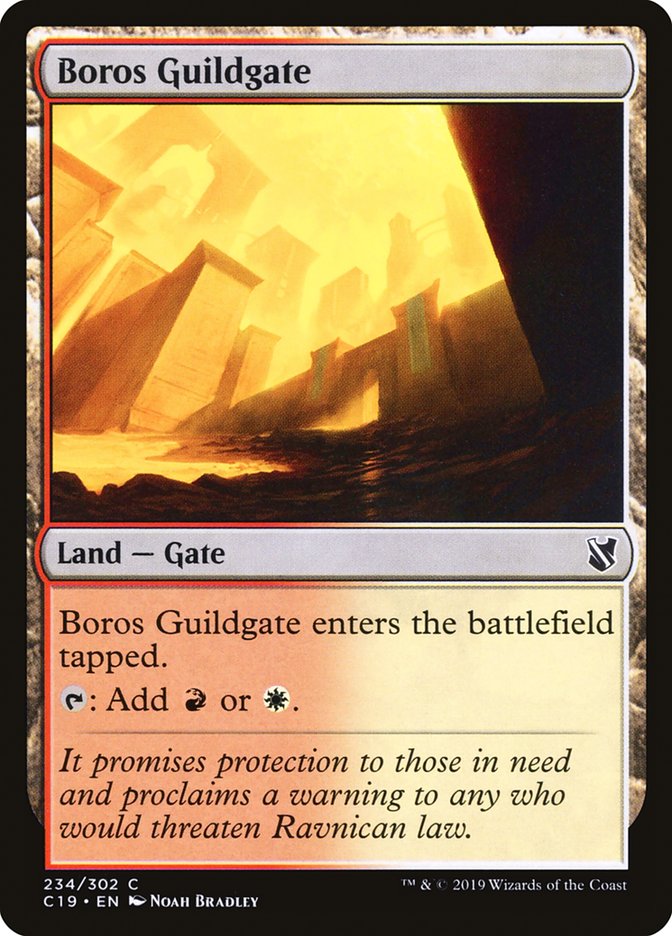 Boros Guildgate [Commander 2019]