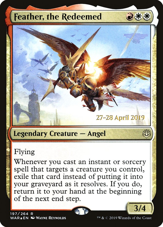 Feather, the Redeemed  [War of the Spark Prerelease Promos]