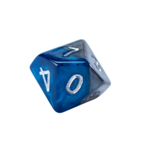 Halfsies Dice: Polyhedral Dice Set - The Heir: d10