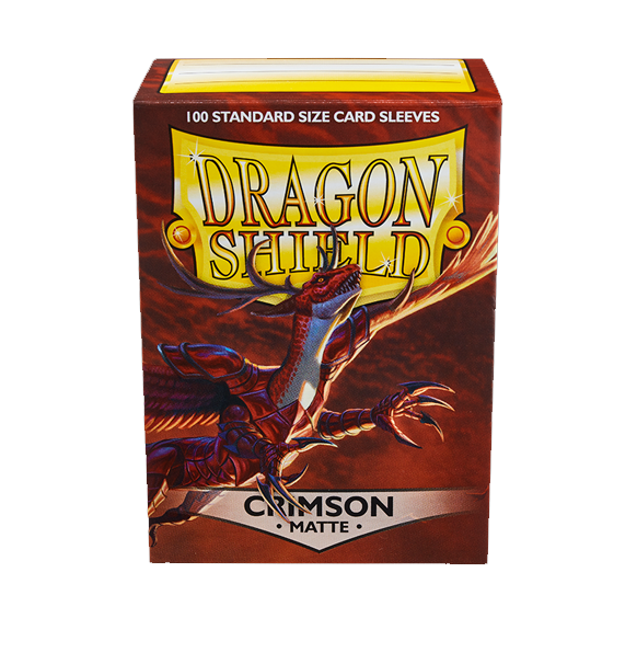 Dragon Shield: Matte Sleeves (100) - Crimson