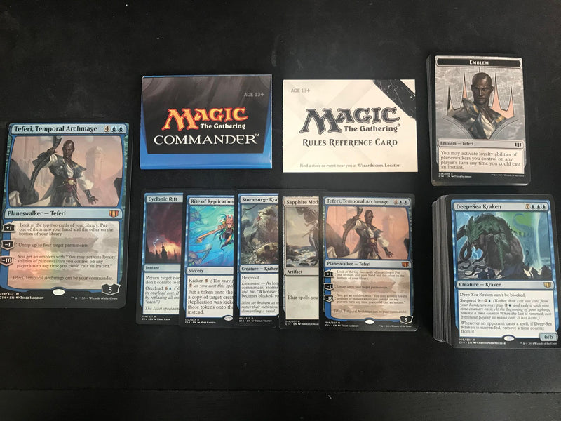 Magic Commander 2014 Deck - Peer Through Time (Box opened, All Original Content Inside)