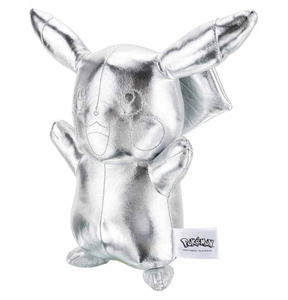 Pokemon: 25th anniversary - Silver Pikachu plush (30 cm)