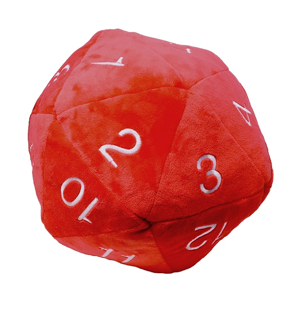 Ultra Pro: Red Jumbo D20 - Plush forside