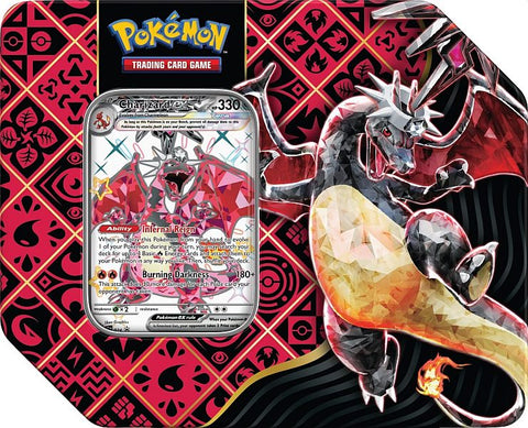 Pokemon Paldean Fates Charizard EX Tin (USA Version)