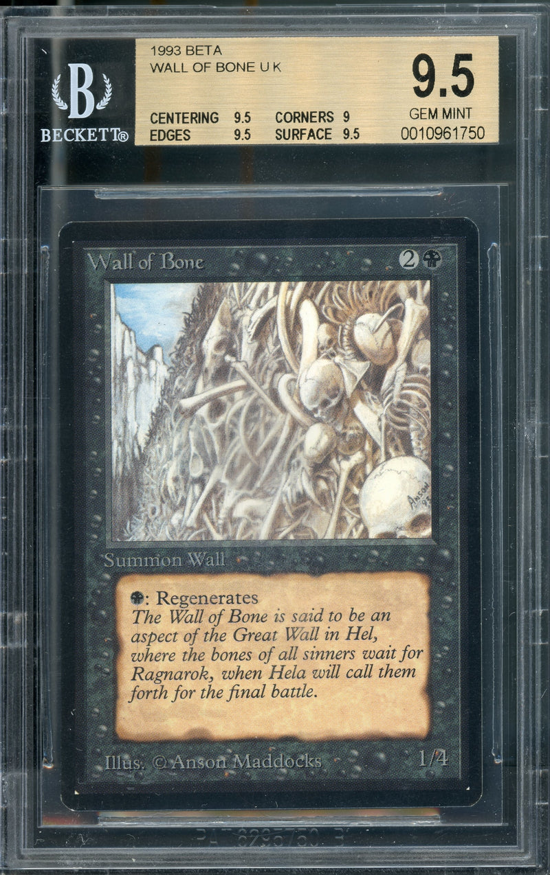 Wall of Bone BGS 9.5B [Limited Edition Beta]